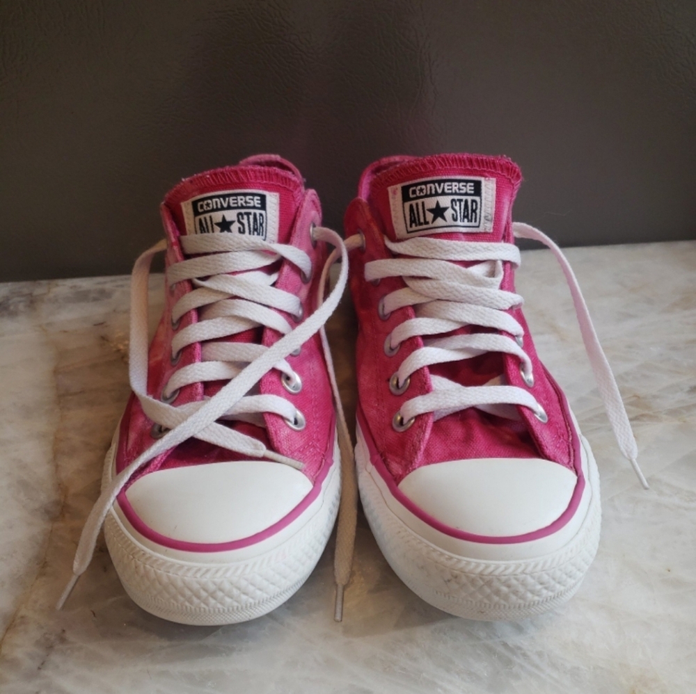 Pink Converse Tie Dye Sneaker - Picture 2 of 9